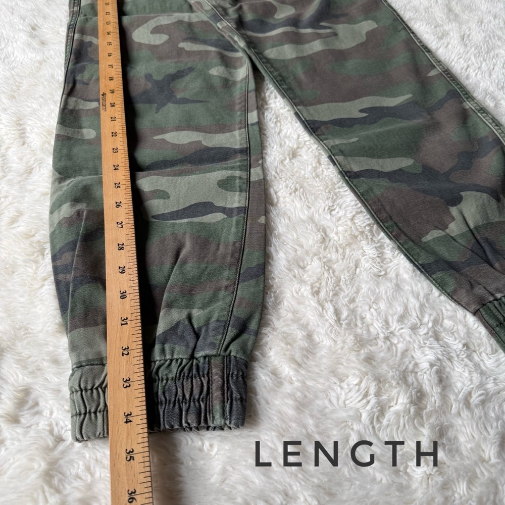 TNA Aritzia Woman Camo High Waist Cotton Jogger SMALL Grunge Utility Streetwear - Picture 7 of 9
